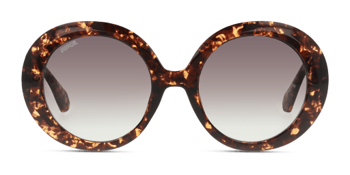 Unofficial UNSF0212 HHG0 női havana színű ovális formájú napszemüveg