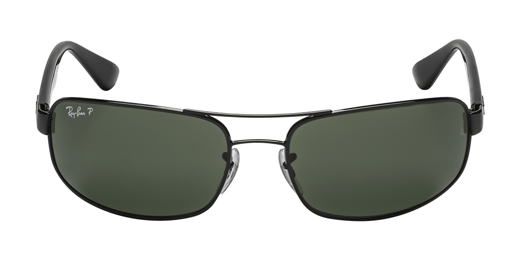 Ray-Ban RB3445 002/58 férfi fekete színű téglalap formájú napszemüveg