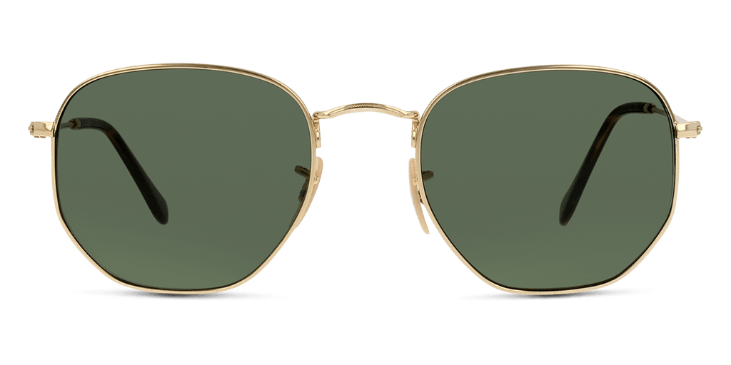 Ray-Ban RB3548N 001 férfi arany színű hatszögletű formájú napszemüveg