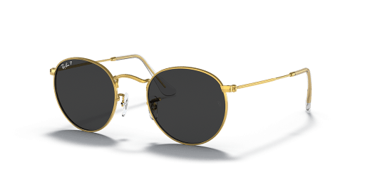 Ray-Ban 0RB3447 férfi arany színű kerek formájú napszemüveg