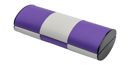 Vision Express Szemüvegtok, lila-fehér színű