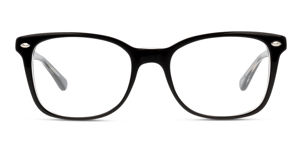 Ray-Ban RX5285 női fekete színű téglalap formájú szemüveg