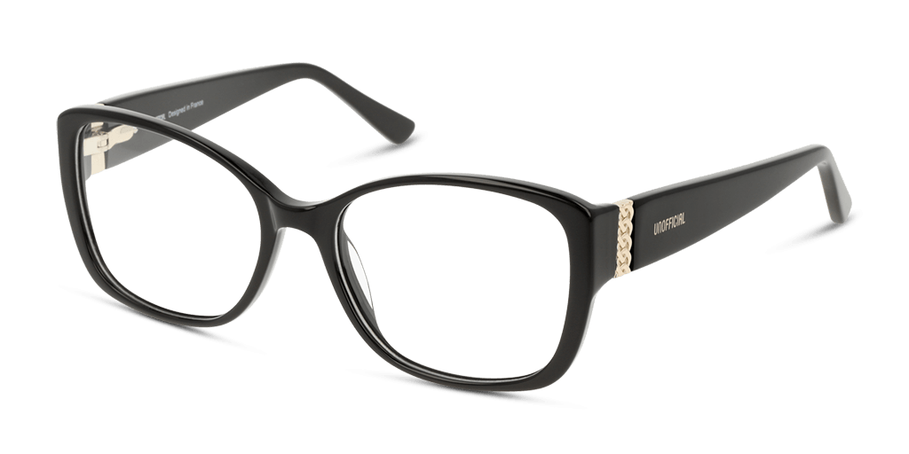 Unofficial UNOF0181 női fekete színű téglalap formájú szemüveg