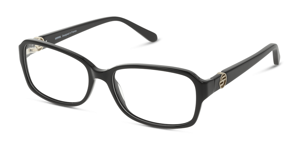 Unofficial UNOF0360 BB00 női fekete színű téglalap formájú szemüveg
