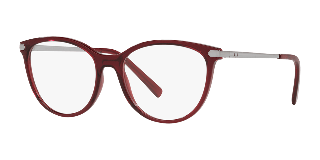 Armani Exchange AX3078 8298 női piros színű macskaszem formájú szemüveg