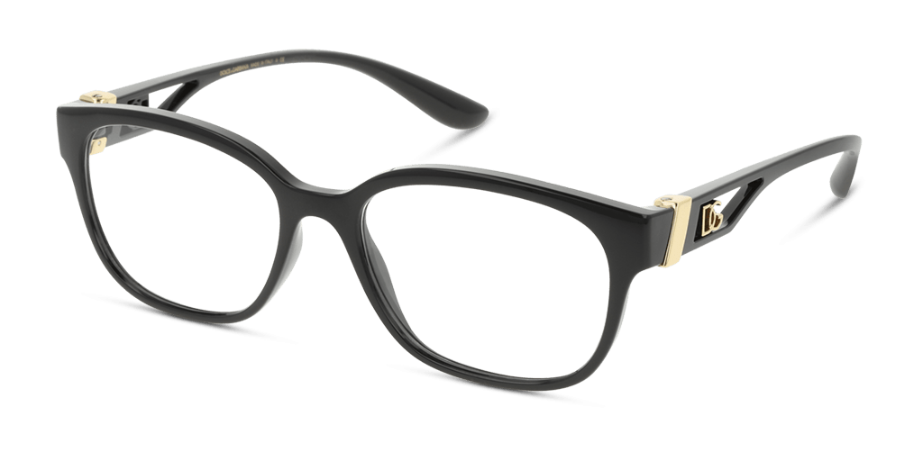Dolce and Gabbana DG5066 501 női fekete színű négyzet formájú szemüveg