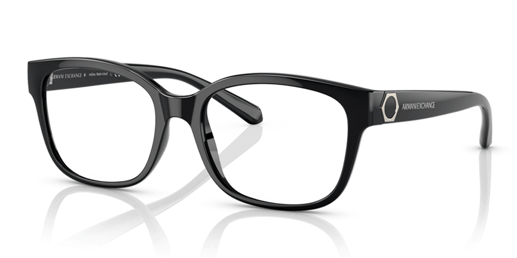 Armani Exchange 0AX3098 női fekete színű téglalap formájú szemüveg