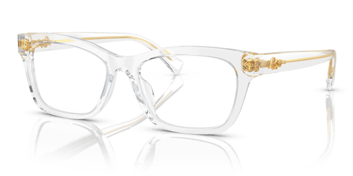 Ralph RA7154U 5331 női átlátszó színű téglalap formájú szemüveg