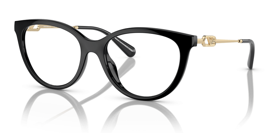 Emporio Armani 0EA4213U női fekete színű macskaszem formájú szemüveg