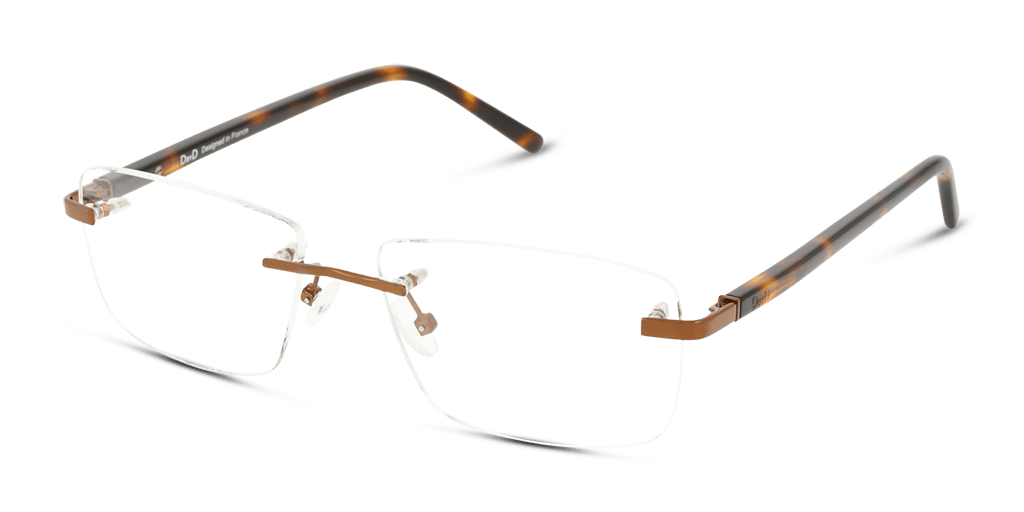 DbyD DBOM5027 férfi barna színű téglalap formájú szemüveg