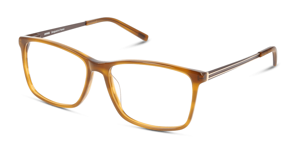 Unofficial UNOM0083 férfi barna színű téglalap formájú szemüveg