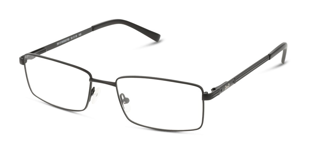 DbyD DYH11 férfi fekete színű téglalap formájú szemüveg