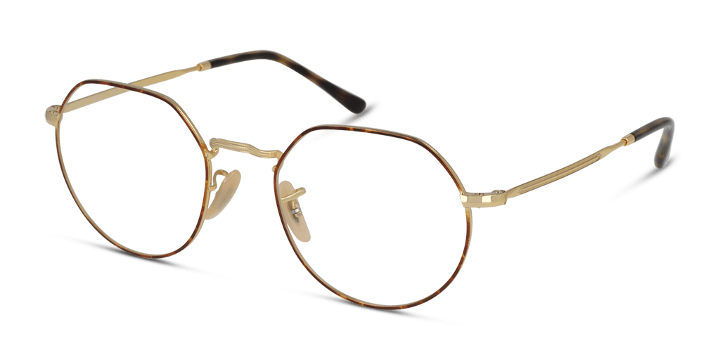Ray-Ban RX6465 férfi havana színű különleges formájú szemüveg