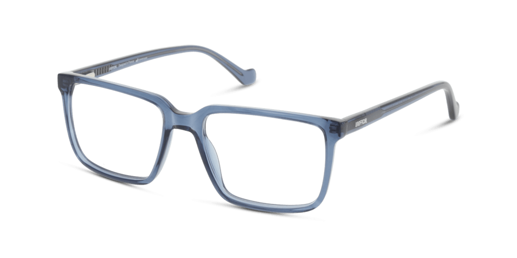 Unofficial UNOM0280 férfi kék színű téglalap formájú szemüveg