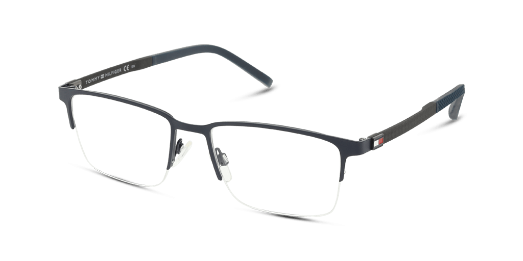 Tommy Hilfiger TH 1917 férfi kék színű téglalap formájú szemüveg
