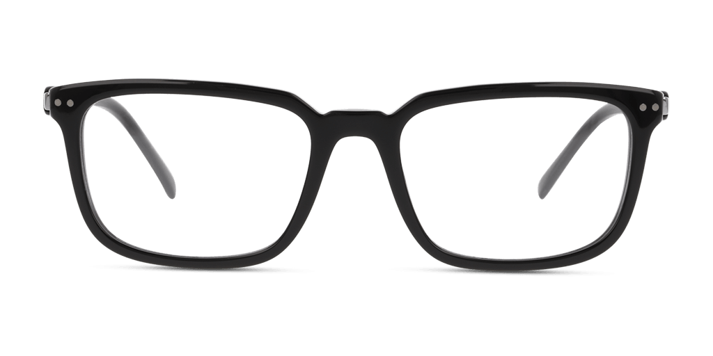 Prada PR 13YV 1AB1O1 férfi fekete színű téglalap formájú szemüveg