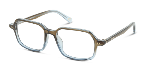 Unofficial UNOM0327 LE00 férfi kék színű téglalap formájú szemüveg