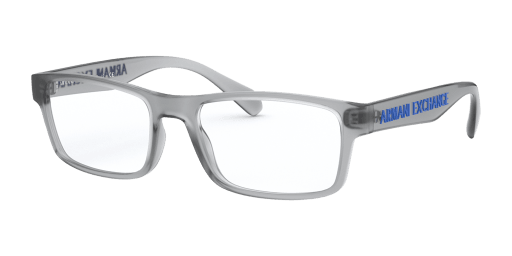 Armani Exchange 0AX3070 férfi átlátszó színű téglalap formájú szemüveg