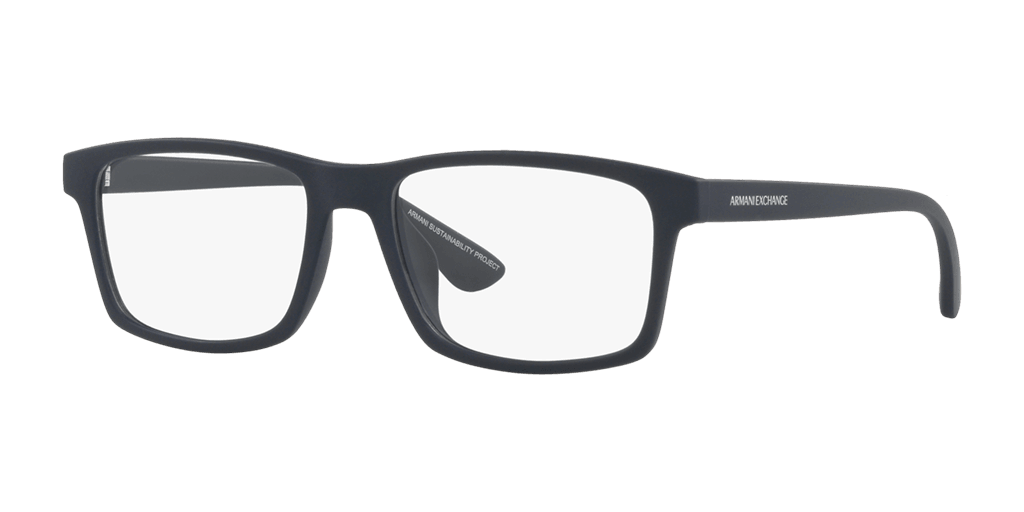 Armani Exchange AX3083U 8181 férfi kék színű téglalap formájú szemüveg