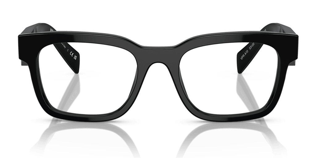 Prada 0PR A10V férfi fekete színű négyzet formájú szemüveg