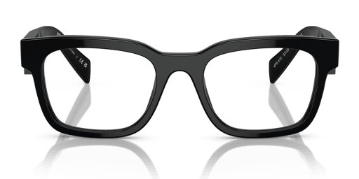 Prada 0PR A10V férfi fekete színű négyzet formájú szemüveg