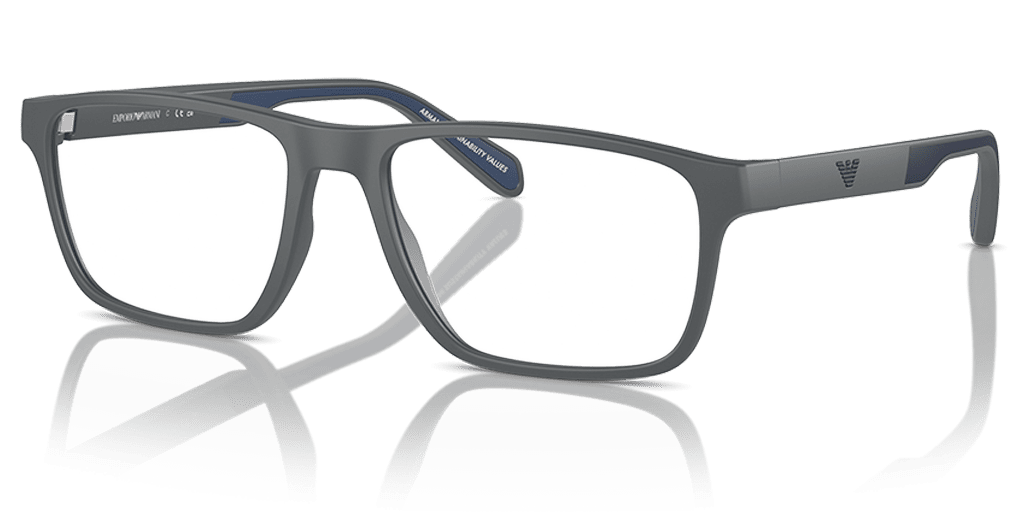 Emporio Armani EA3233 6103 férfi szürke színű téglalap formájú szemüveg