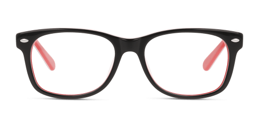 Unofficial UNOK5056 BB00 gyermek fekete színű téglalap formájú szemüveg