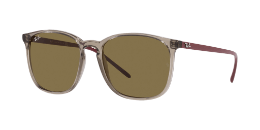 Ray-Ban RB4387 657273 női transzparens színű négyzet formájú napszemüveg