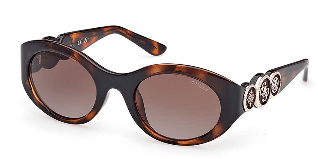 Guess GU00198-H női havana színű ovális formájú napszemüveg