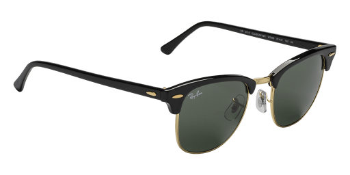 Ray-Ban Clubmaster RB3016 W0365 férfi fekete színű négyzet formájú napszemüveg