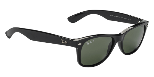 Ray-Ban New Wayfarer RB2132 901/58 férfi fekete színű téglalap formájú napszemüveg