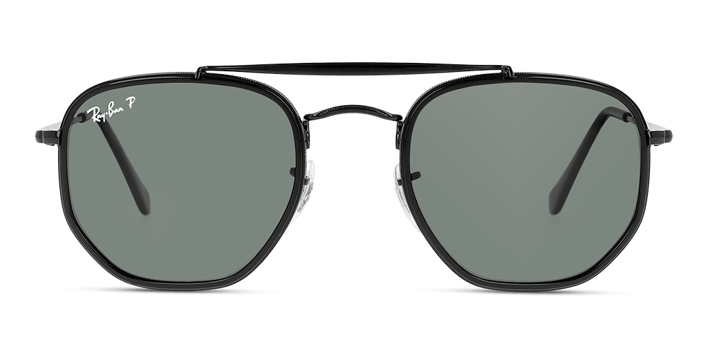 Ray-Ban RB3648M 002/58 férfi fekete színű hatszögletű formájú napszemüveg