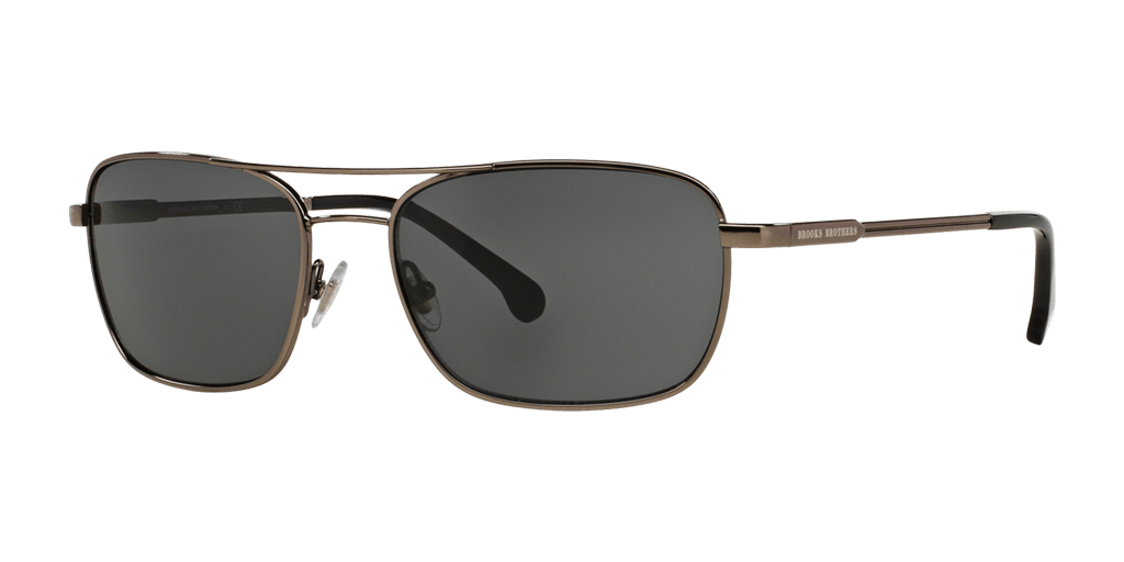 Brooks Brothers BB4016 150787 férfi szürke színű téglalap formájú napszemüveg