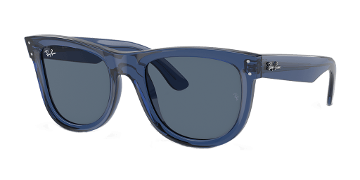 Ray-Ban RBR0502S 67083A férfi átlátszó színű négyzet formájú napszemüveg