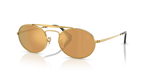 Ray-Ban 0RB3775M férfi arany színű ovális formájú napszemüveg