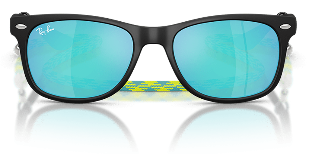 Ray-Ban 0RJ9052S gyermek fekete színű négyzet formájú napszemüveg
