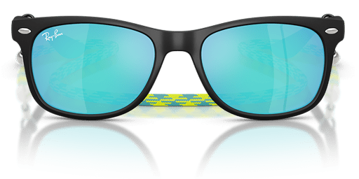 Ray-Ban 0RJ9052S gyermek fekete színű négyzet formájú napszemüveg
