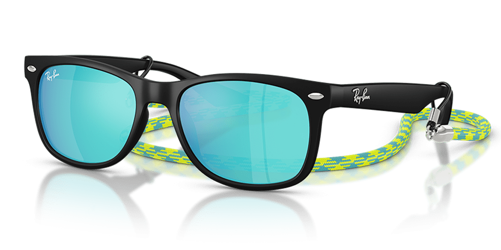 Ray-Ban 0RJ9052S gyermek fekete színű négyzet formájú napszemüveg