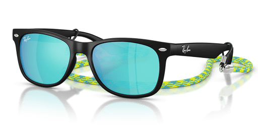 Ray-Ban 0RJ9052S gyermek fekete színű négyzet formájú napszemüveg