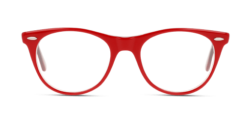 Ray-Ban RX2185V 5987 női piros színű pantó formájú szemüveg