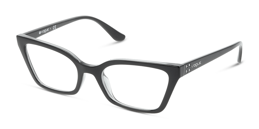 VOGUE VO5275B 2385 női fekete színű téglalap formájú szemüveg