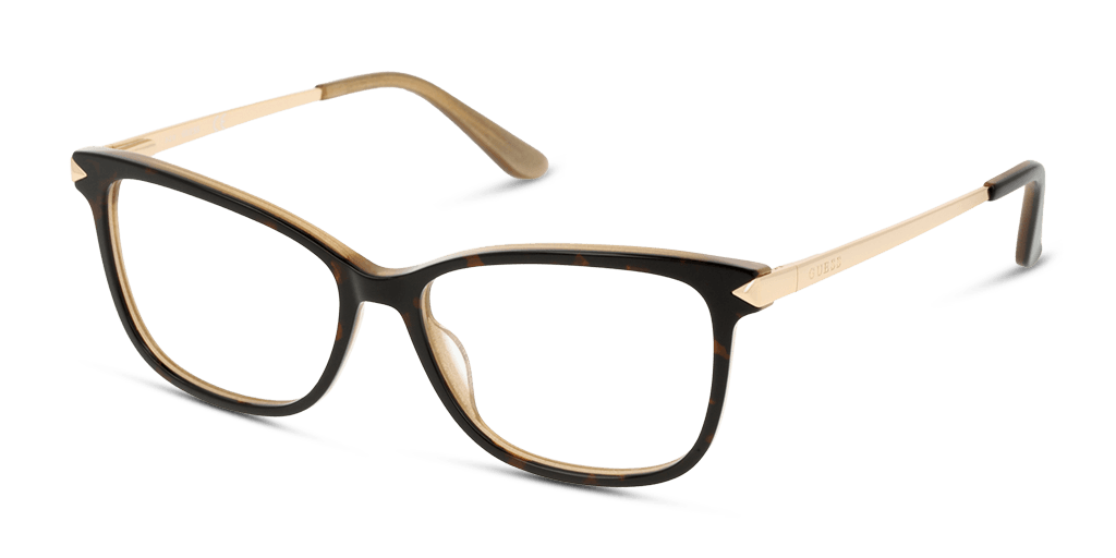 Guess GU2754 női havana színű téglalap formájú szemüveg