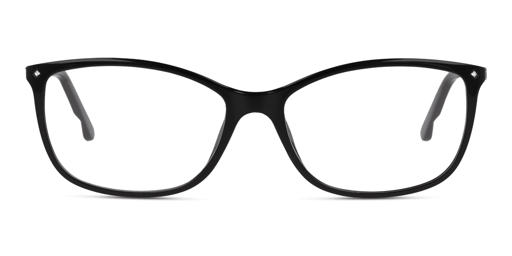Swarovski SW 5179 001 női fekete színű téglalap formájú szemüveg