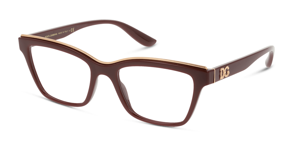 Dolce and Gabbana DG5064 női átlátszó színű négyzet formájú szemüveg