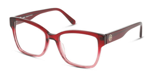 Unofficial UNOF0361 női piros színű négyzet formájú szemüveg