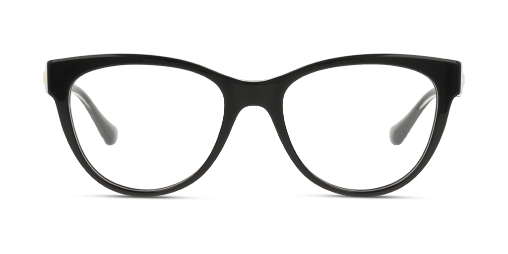 Versace VE3304 GB1 női fekete színű téglalap formájú szemüveg