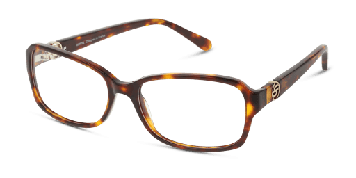 Unofficial UNOF0360 HH00 női havana színű téglalap formájú szemüveg