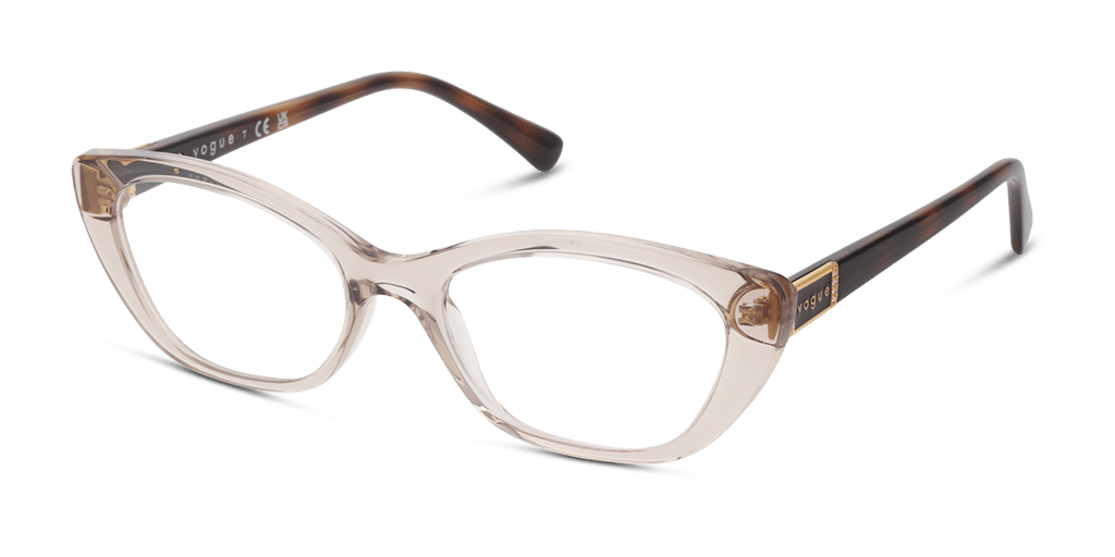 VOGUE VO5425B 2990 női átlátszó színű ovális formájú szemüveg