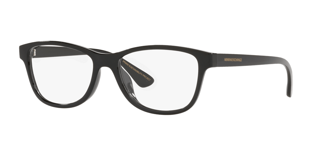 Armani Exchange AX3082U 8158 női fekete színű macskaszem formájú szemüveg