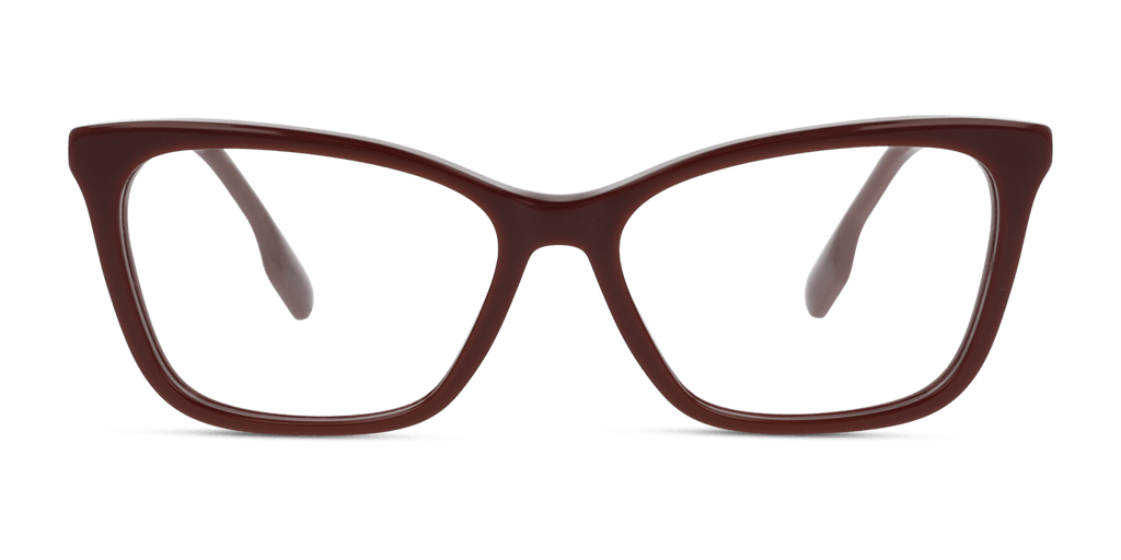 Burberry BE2348 3403 női piros színű macskaszem formájú szemüveg